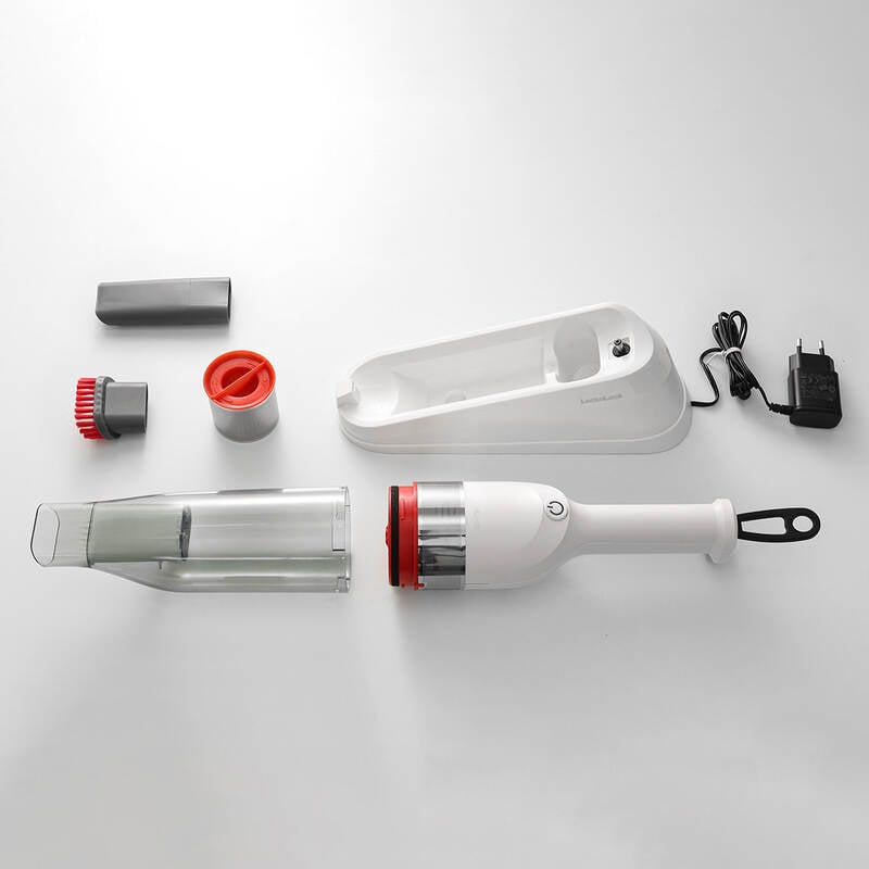 Máy Hút Bụi Cầm Tay Mini Locknlock Mini Vacuum Cleaner 14V, 500mA, 75W, 0.5L - Màu trắng - ENV136WHT, , large image number null